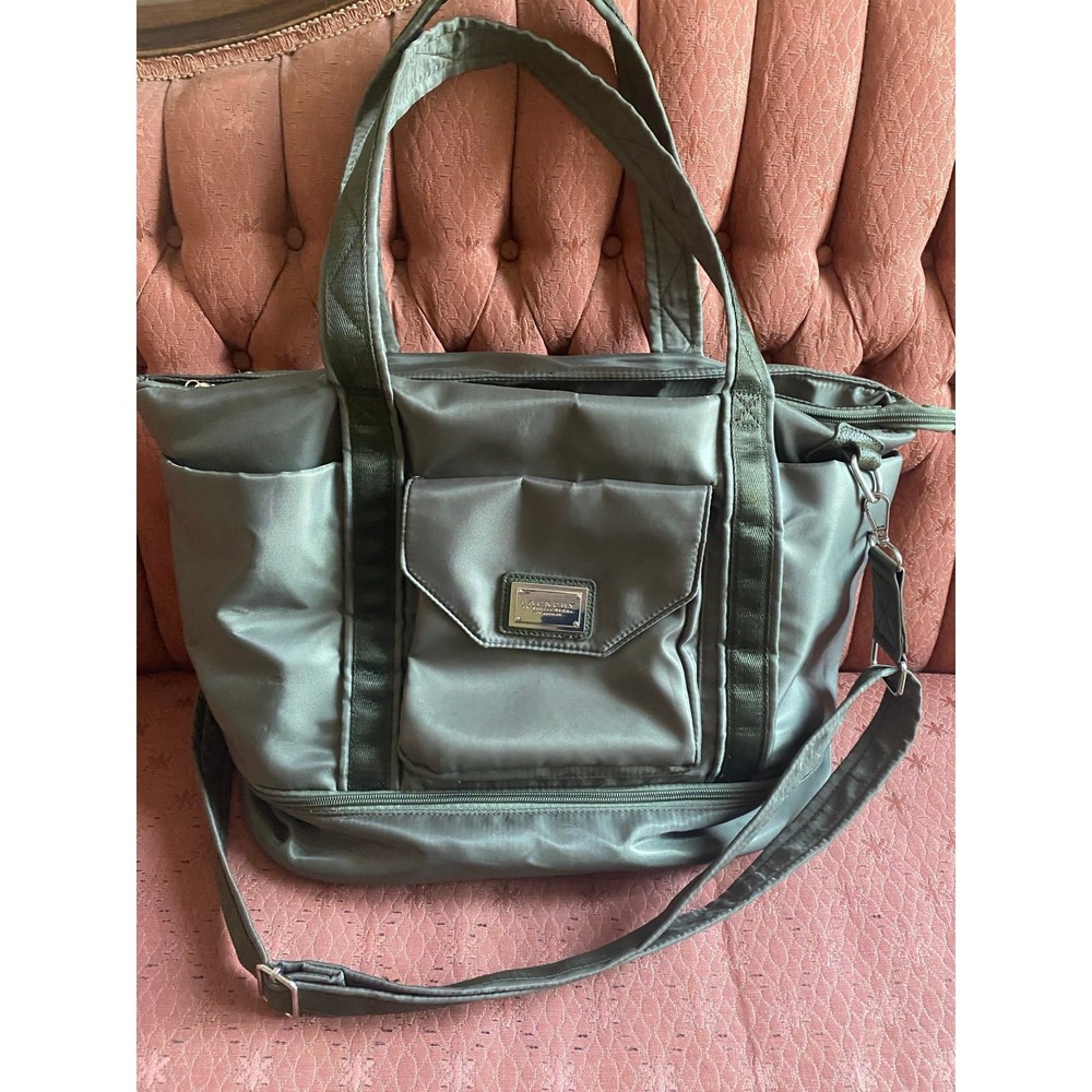 Laundry By Shelli Segal Travel Carry-On Multi Purpose Bag Green